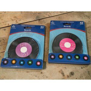 2 Carson Dellosa Colorful Cut-Outs Records 45 Pieces  Assorted Colors Educationa